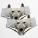 Ear Pantie - Polar Bear (6-10 UK Size)