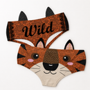 Ear Pantie - Wild Tiger (6-10 UK Size)