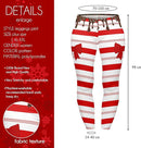 Curve Leggings (14-18 UK Size) - Sweet Candy Cane