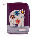 Kukubird Medium Purse Elephant And Mouse Purse - Purple - Kukubird-UK