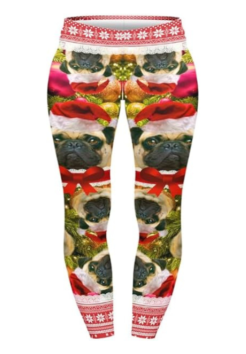 Curve Leggings (14-18 UK Size) - Pugmas