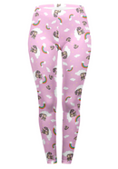 Regular Leggings (8-12 UK Size) - Raccoonicorn - Kukubird-UK