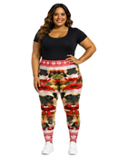 Curve Leggings (14-18 UK Size) - Pugmas - Kukubird-UK