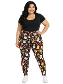 Curve Leggings (14-18 UK Size) - Christmas Things - Kukubird-UK