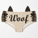 Ear Pantie - Woof Pug (6-10 UK Size)