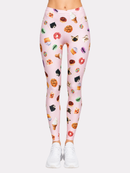 Regular Leggings (8-12 UK Size) - Cats Sweets - Kukubird-UK