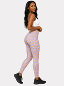 Regular Leggings (8-12 UK Size) - Lilac Daisies - Kukubird-UK