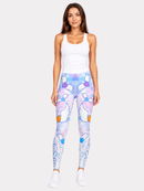 Regular Leggings (8-12 UK Size) - Flying Hearts - Kukubird-UK