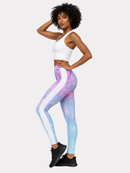 Regular Leggings (8-12 UK Size) - Luminous Leaves Active - Kukubird-UK
