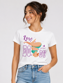 T-shirt - Love Your Body White - Kukubird-UK