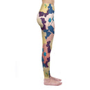 Regular Leggings (8-12 UK Size) - Gothic Hibiscus - Kukubird-UK
