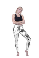 Regular Leggings (8-12 UK Size) - Houndstooth - Kukubird_UK