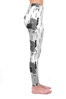 Regular Leggings (8-12 UK Size) - Houndstooth - Kukubird_UK